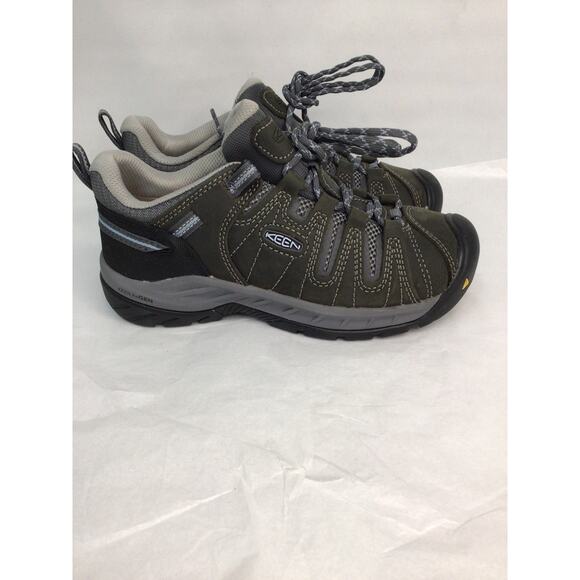 KEEN Utility Womens Flint 2 Low Soft Toe Work Shoes Grey Size 6.5M Hiking Shoe - Picture 4 of 7